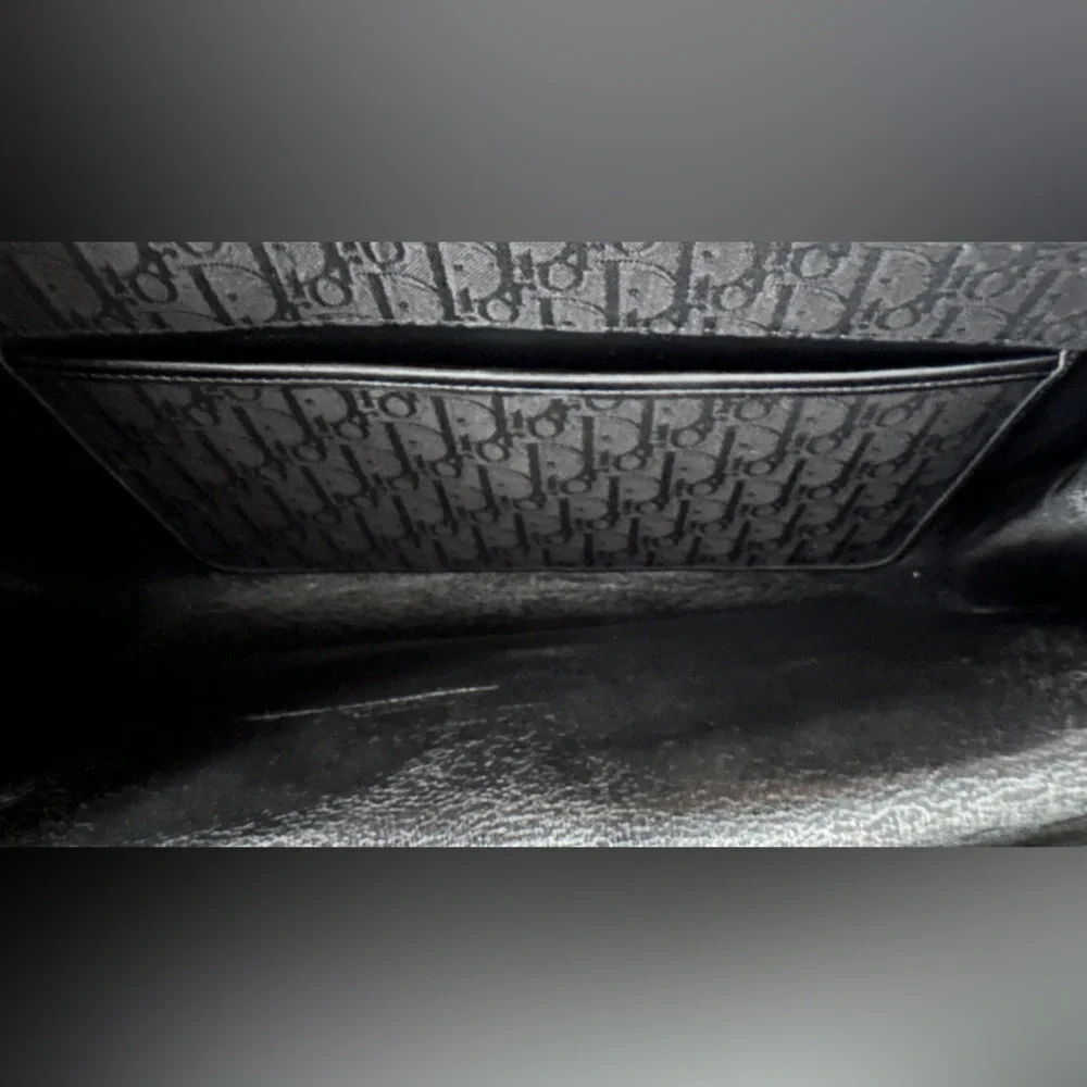 Christian Dior Black Trotter Shoulder Bag - Picture 7 of 15